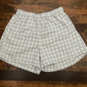 Brandy Melville blue and white lounge shorts. 100% cotton. New with tags